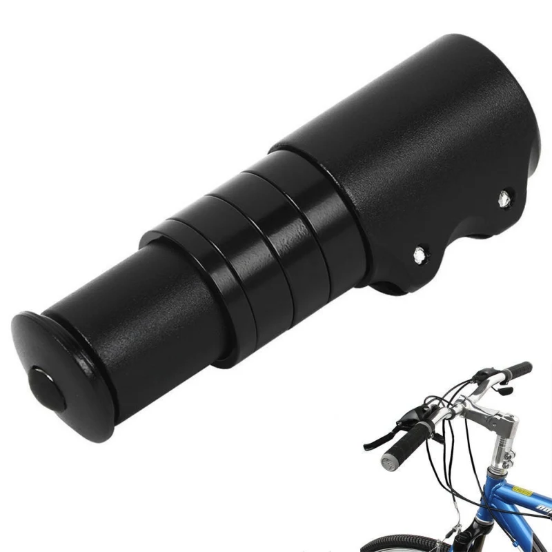 cheap 12cm Bicycle Fork Stem Extender Fork Stem Rise Up Extension Handlebar Riser Aluminum Alloy MTB Bike Stem Riser Mountain Bikes Cy