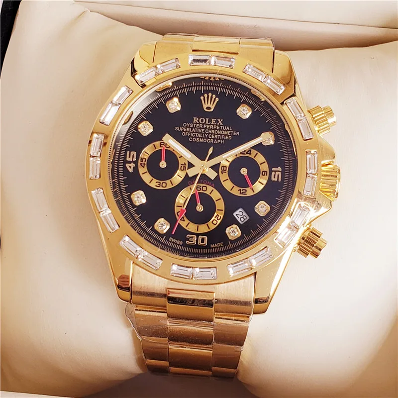 

Rolex- Luxury automatic stainless steel men's wristwatch classic fashion casual women and men watch 142 orders