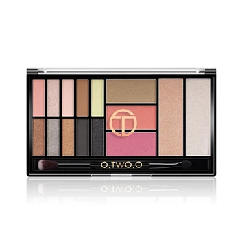 

New Color Plate 10 Color Eye Shadow +3 Color Blush +2 Color Highlighter Waterproof No Blooming Retouch Create Delicate Makeup