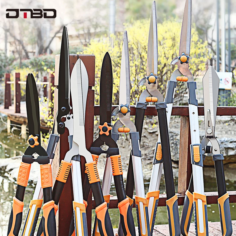 

DTBD Garden Tree Pruning Shears Anvil Bypass Razor Edge Lopper Telescoping Long Reach Aluminium Handle Fruit Knife Picker Pruner