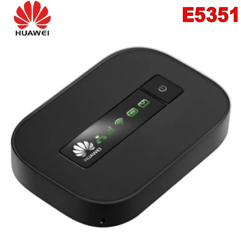 Portátil com Slot para Cartão ap com Porta de Antena Desbloquear Huawei Original Melhor 3g Roteador Wifi Sim 21 m Bolso E5351 4 Computador e Escritório
