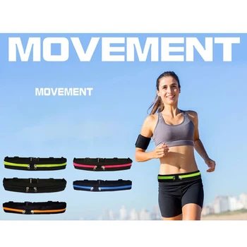 

Outdoor Elastic Sports Pocket Multifunctional Men Women Running Fitness Equipment Waterproof Anti-theft Invisible Belt Phone Bag