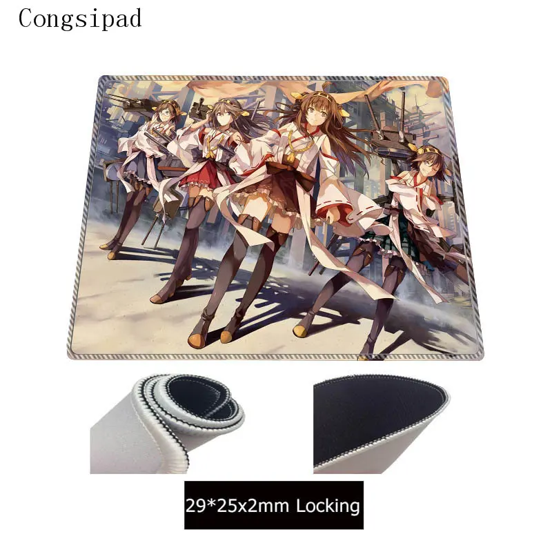 Congsipad Anime Girl Large mouse pad Anti-slip Natural Rubber PC Computer Gaming mousepad Desk Mat