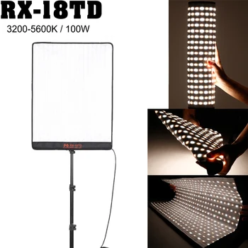 

Falcon Eyes 100W LED Photo Video Light Portable LED Photo Light 504pcs Flexible LED Photo Light RX-18TD