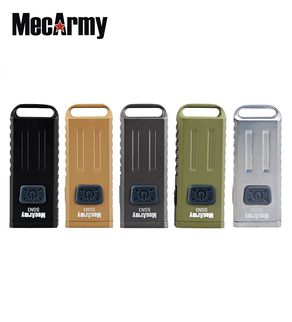 Фонарик MecArmy SGN3 миниатюсветильник ный с зарядкой от USB