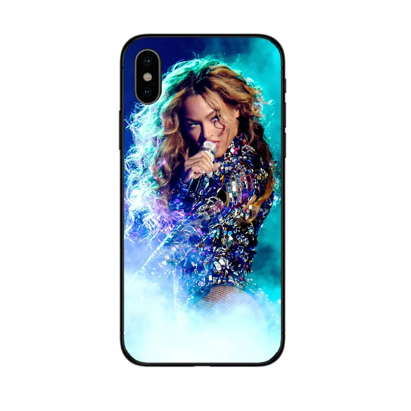 Чехол Beyonce с рулонной музыкой Superstar diva для iPhone 6 6s 7 8 Plus X XS MAX XR 5 5S SE женские черные