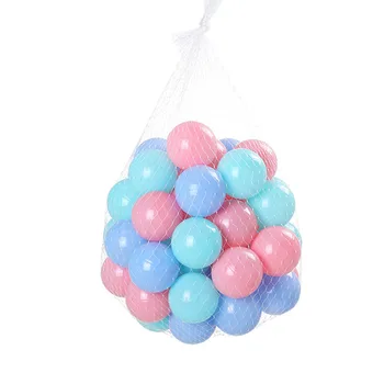 

50/100pcs Baby Colorful Soft Ball Toy Swmming Pool Ocean Wave Ball Kids Swim with House Outdoors Bobble Toy for Children