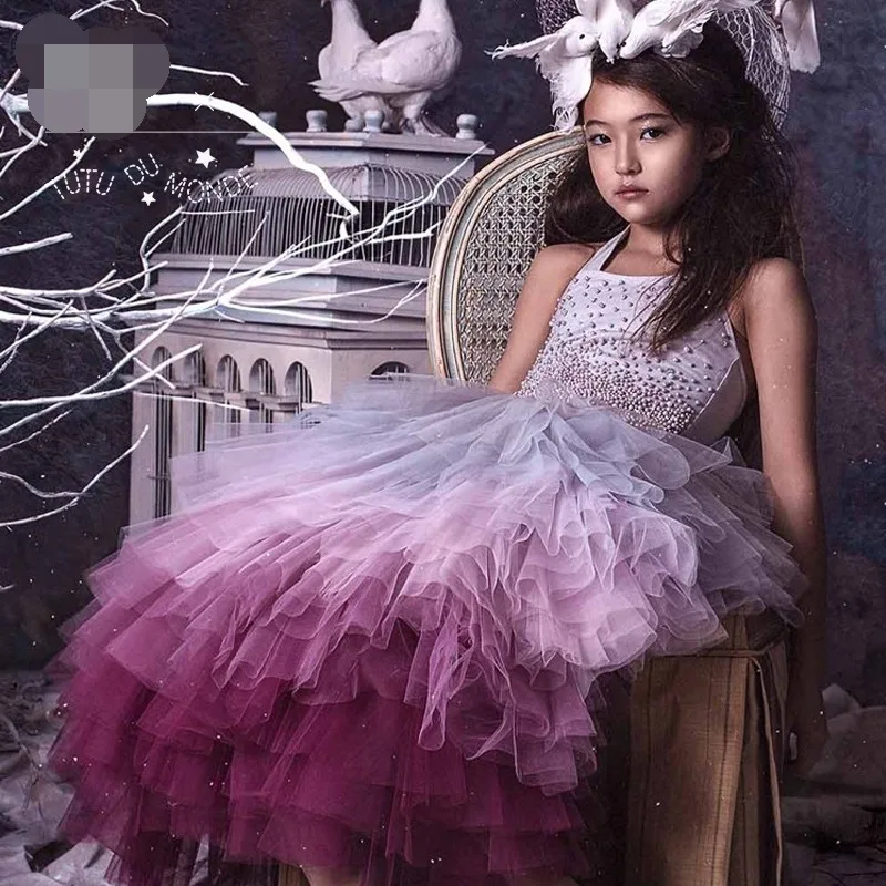 

Girl's Halter Dress Princess paty Dress