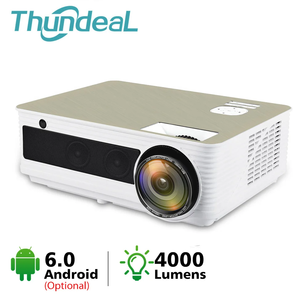 ThundeaL TD86 HD светодиодный проектор 4000 люмен видео 3D Android WiFi Поддержка Full M5 M5W домашний