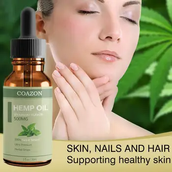 

Organic Hemp Seed Oil Aromatherapy Essential Oil Natural Anti--Inflammatory Body Skin Care Massage Spa Pain Relief Anti Anxiety