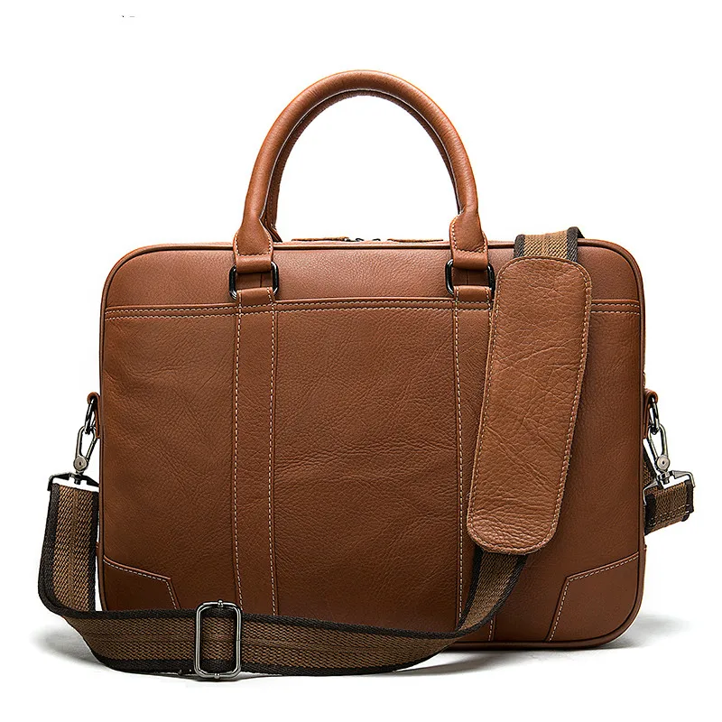 men's leather office laptop bag