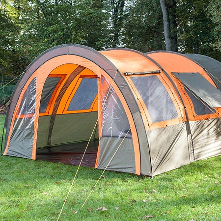 Carpas familiares de lujo para acampar al aire libre, Carpas de gran tamaño para 5 personas, con túnel|Piezas para herramientas| - AliExpress