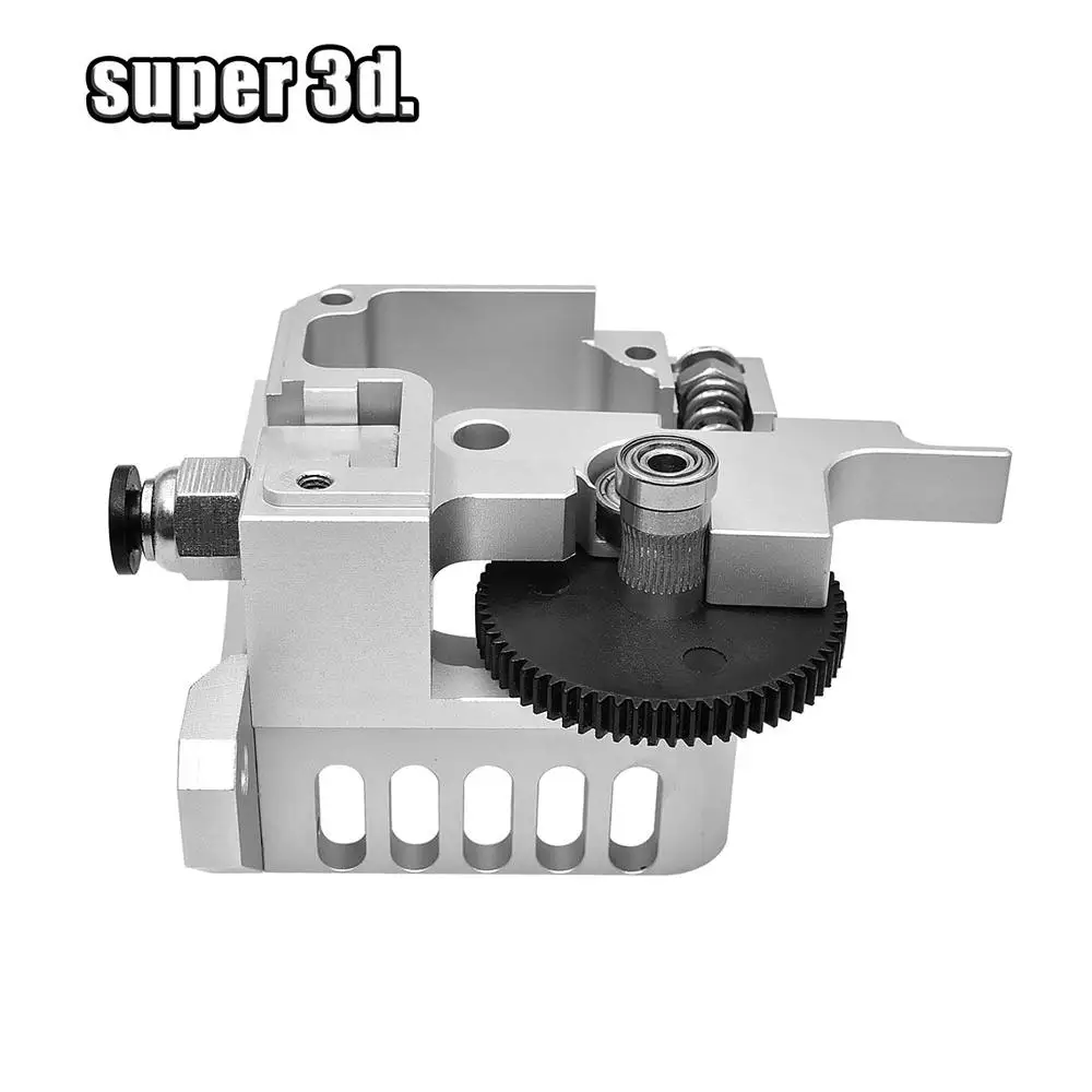 Extrusora Toda Metálica Titan Aero Prateado e Preto Alimentador para Bowden Direct Drive Artilharia Prusa i3 Peças para Impressoras 3d Atualizado 175 mm - Imagem 5