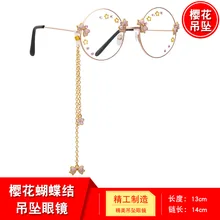 Сакура Лук Подвеска очки ins японский мягкий сестра девушка сердце персонализированные дикие декоративные очки