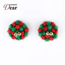 Comeondear, милые женские чехлы на соски, колокольчик, Санта Клаус, рождественские наклейки на соски, милые дышащие аксессуары NCA12