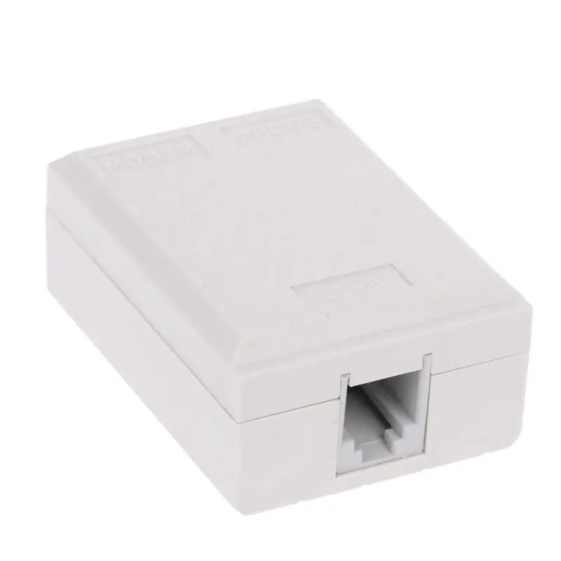 5 шт./лот телефонная линия RJ11 ADSL модем микрофильтр сплиттер Прямая