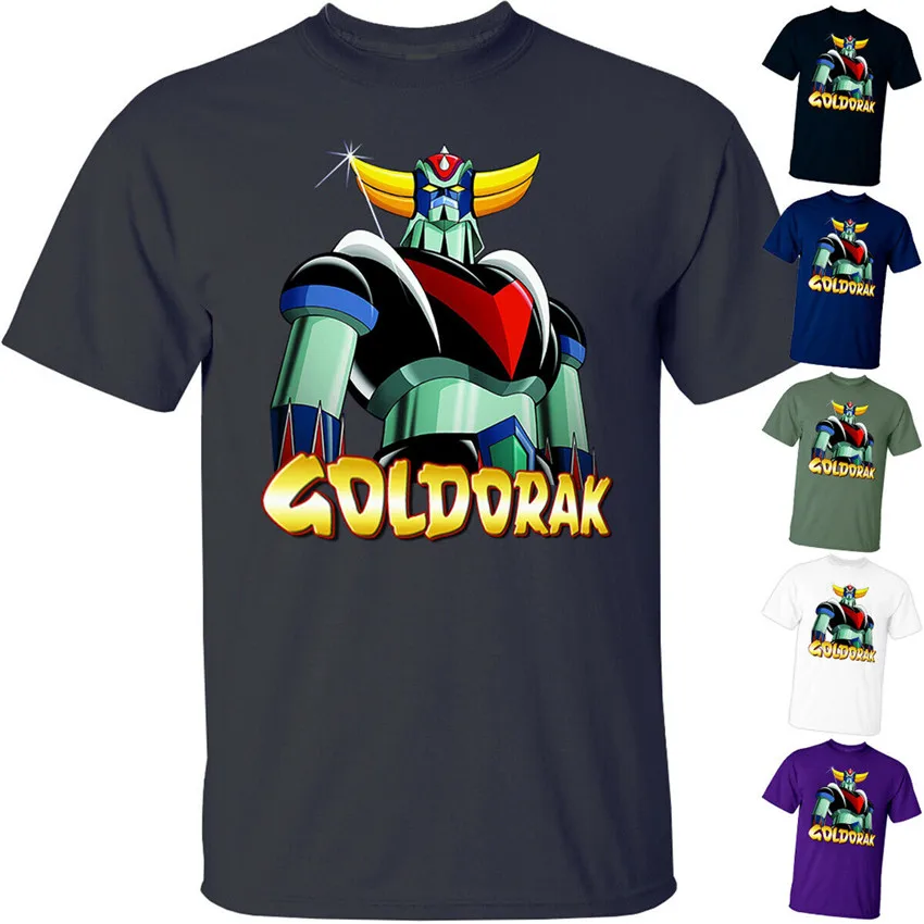 Manga Goldorak V3 Ufo Robo Grendizer 1975 Футболка (черный) все размеры Shirt уличная футболка |