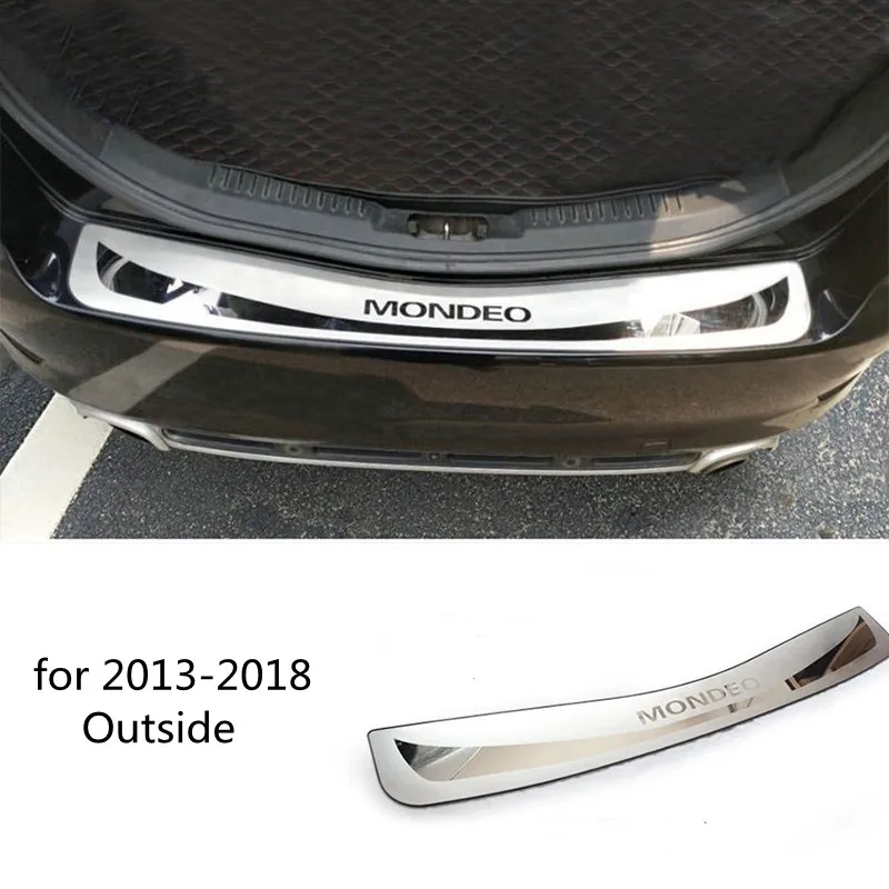 

Для Ford Mondeo 2008 2009 2010 2011 2012 2013 2014-2018 протектор заднего бампера из нержавеющей стали протектор багажника Накладка протектора