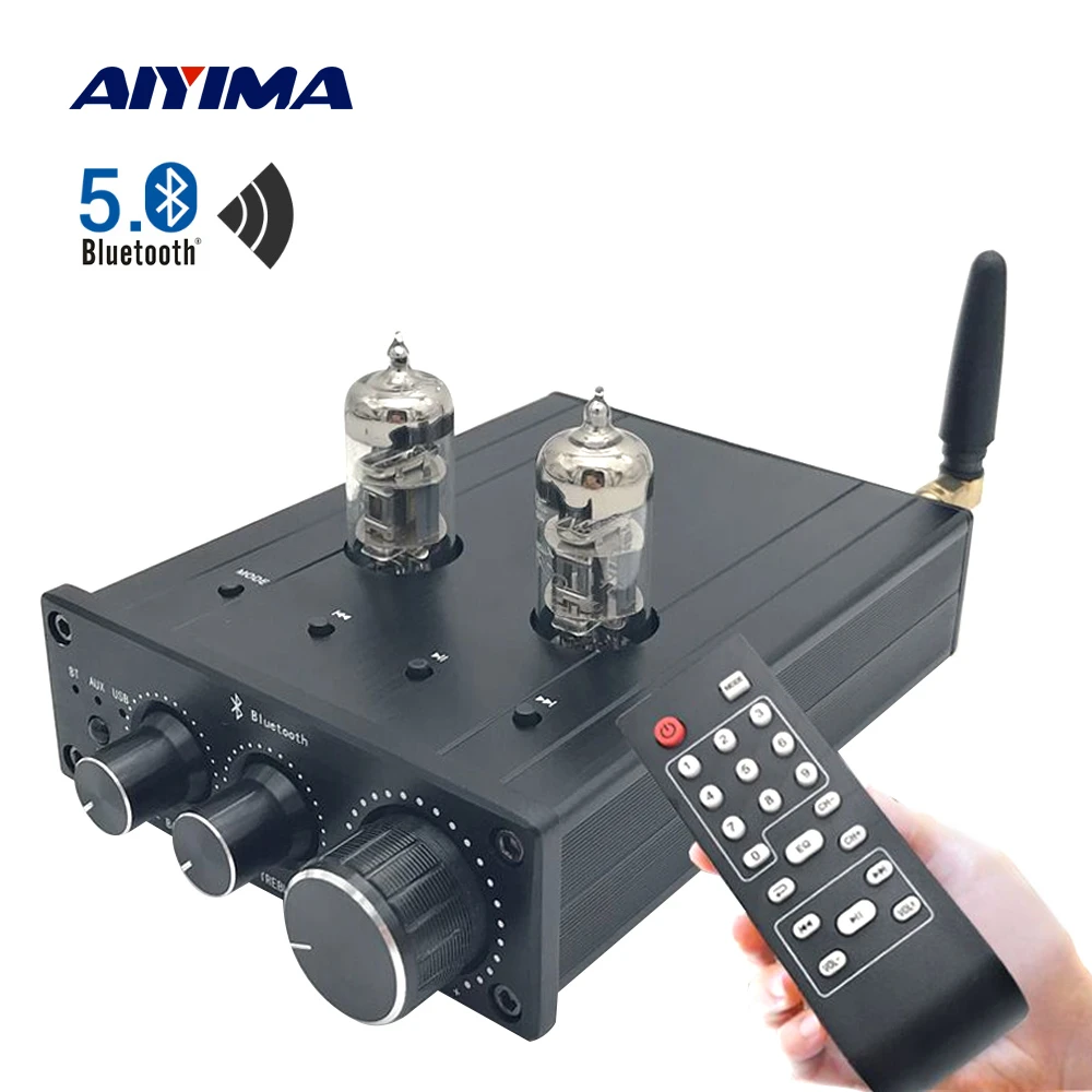 AIYIMA HIFI 6A2 Valve Tube Preamp Bluetooth 5.0 Amplifier Bile Buffer