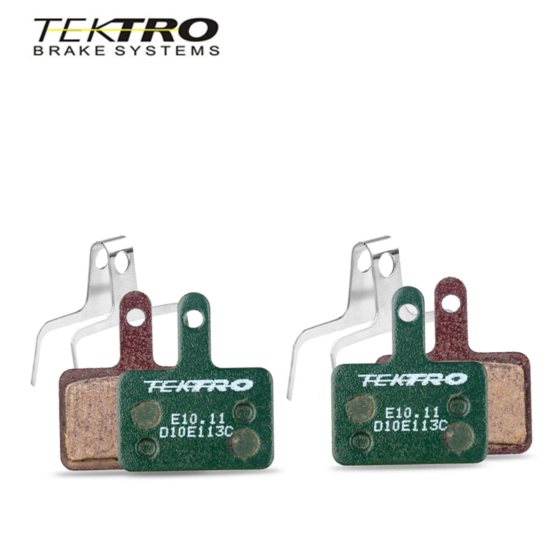 TEKTRO-Pastillas de freno de disco E10.11 para bicicleta de montaña y carretera, pastillas de freno plegables para MT200/M355/M395/M415/M285/M286/M280