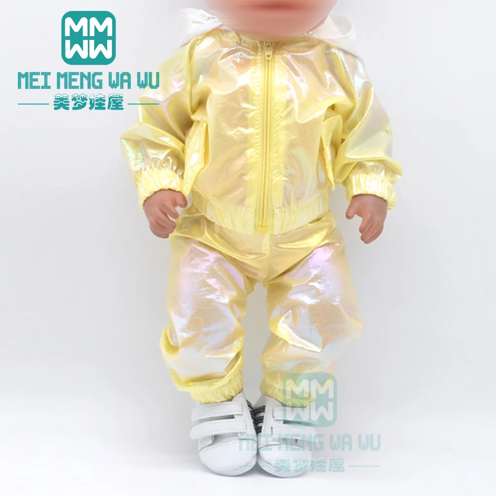 Doll Clothes 43cm Newborn Jacket Sequin Skirt Casual Christmas Gift Doll Accessories doll accessories doll clothes