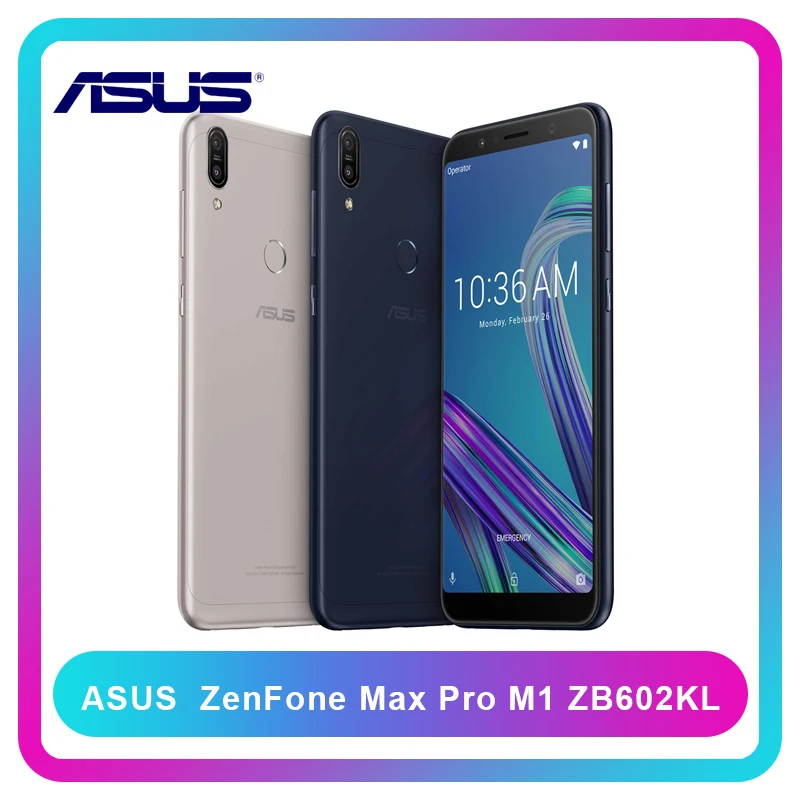 Глобальная версия смартфона ASUS ZenFone Max Pro M1 ZB602KL 4/6 ГБ ОЗУ 64/128 Гб ПЗУ SnapDragon 636 Android 8 1