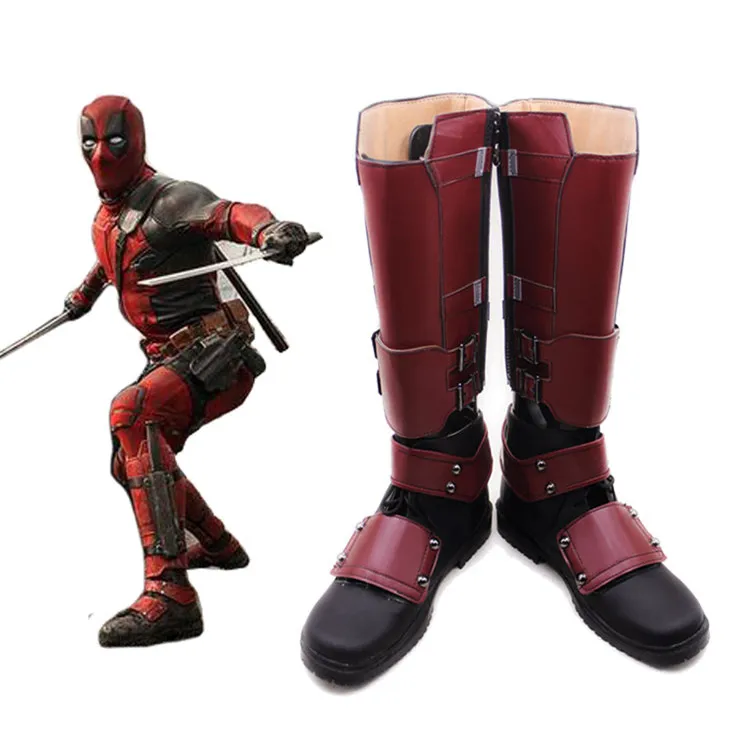 

Movie Avengers 4 Endgame Quantum Realm Advanced Tech Cosplay superhero Deadpool shoes Cosplay Custom Halloween cartoon shoes