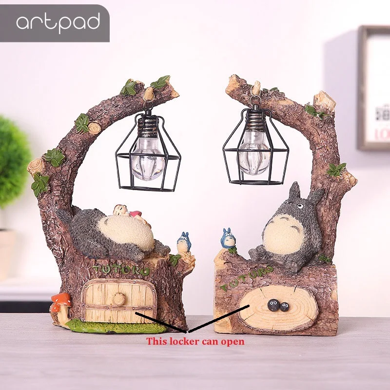 Artpad Hayao Миядзаки мультфильм Тоторо Ночной светильник японский дизайн из смолы