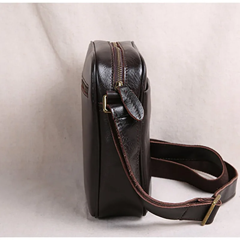 Мужская Наплечная Сумка AETOO кожаная мужская slantbag повседневная Кожаная мини сумка