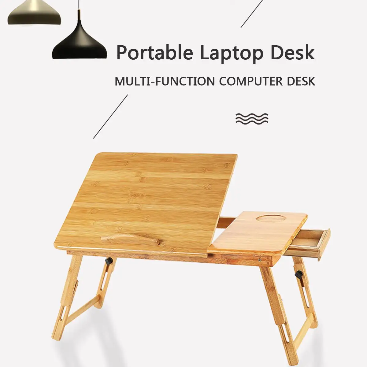 

Laptop Desk Notebook Desk Adjustable Computer Stand Laptop Table For Bed Sofa Bed Tray Picnic Table Studying Table