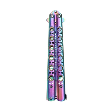 

Foldable Stainless Steel Comb Hair Pomade Styling Butterfly Comb Hairdressing Knife Comb For Practice Beard & Moustache Brushes