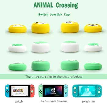 

Cute Analog Cap Nintend Switch Controller Joystick Cover Animal Crossing Switch Lite JoyCon Cap Nintend leaf Thumb Grip Case