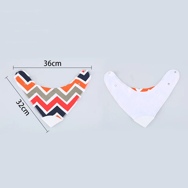 Burp Cloth for Baby Bib Chewable Nursing Breast Feeding Newborn Bandana with Silicone Teether Multifunction 4pcs/set YAB019