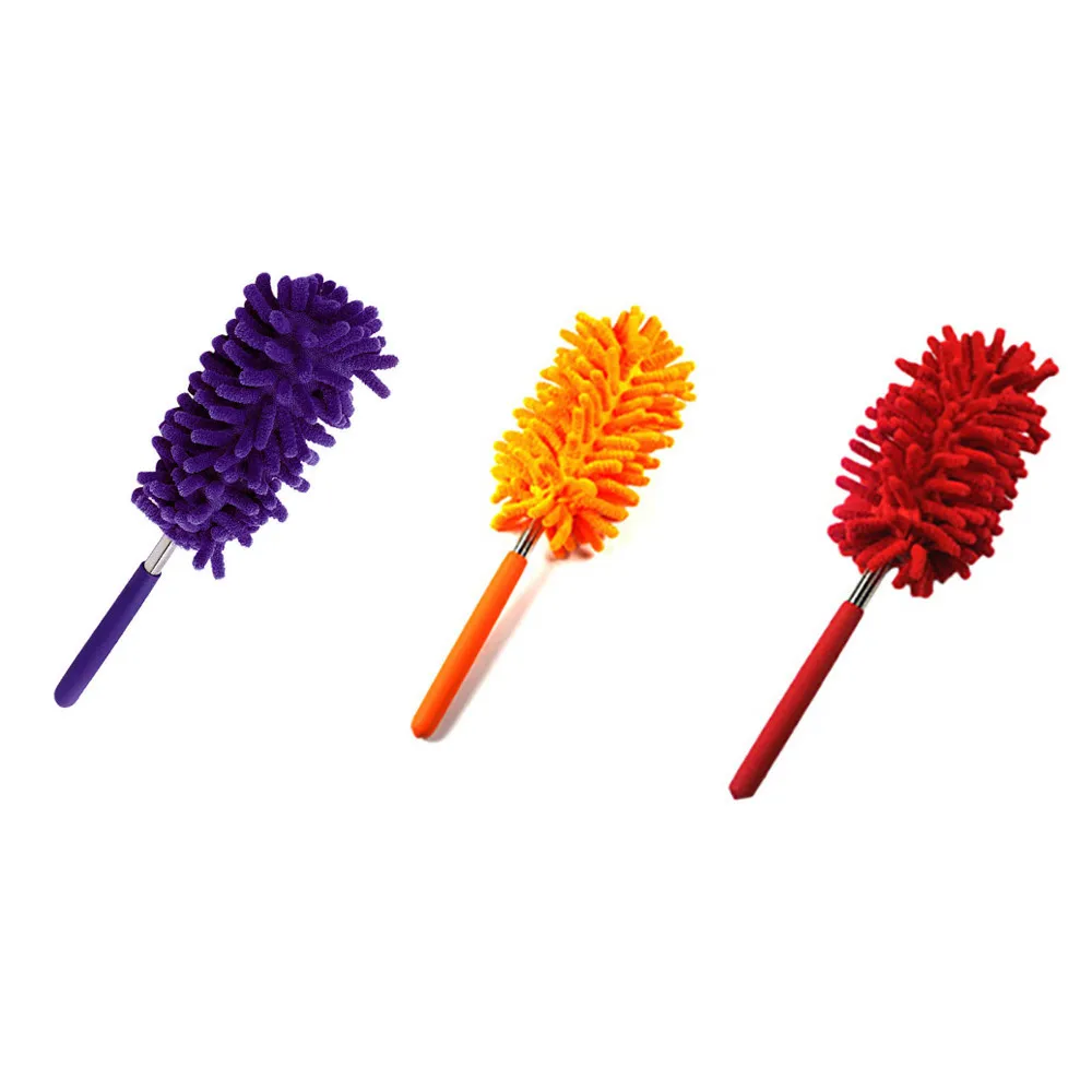 Telescopic Microfibre Duster Extendable Cleaning Home Car Cleaner Dust Handle Home Gadgets Accessories