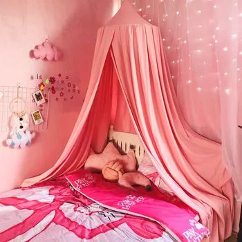 

Princess Wind Children's Dome Bed Curtain Tent Warm Bed Curtain Ceiling Bedroom Shade Mosquito Net
