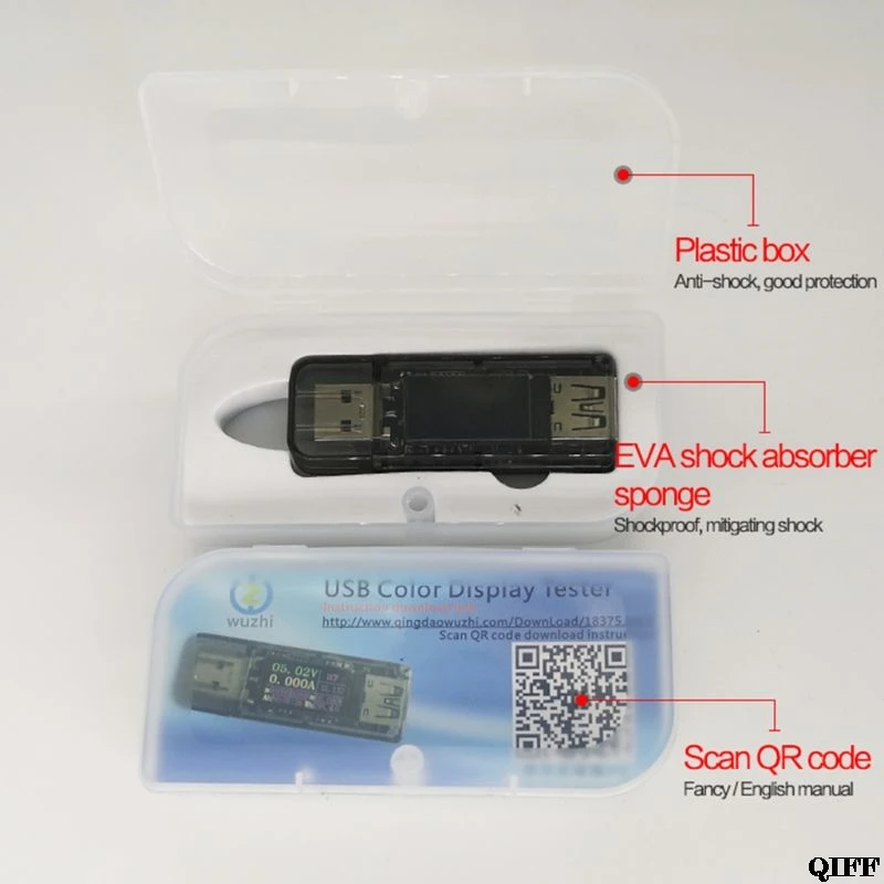Цифровой USB тестер QC 2,0 3,0 FCP AFC DCP Быстрая зарядка Детектор DC 3,7 V~ 30V 0-5A