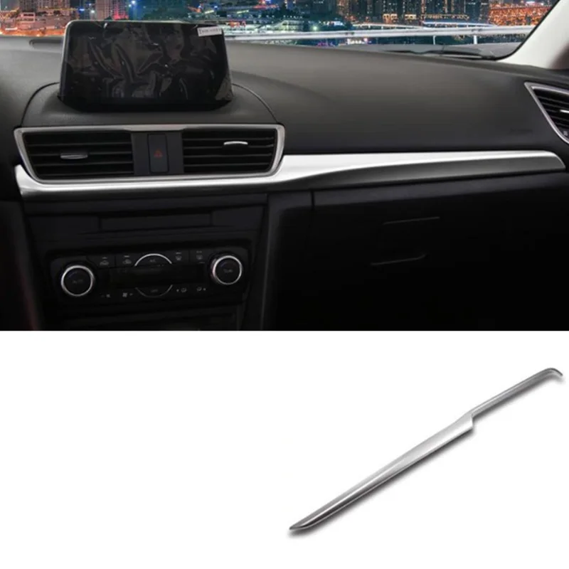 Для Mazda 3 Axela- Aashboard центральный контроль украшения кондиционера выход отделка продукты аксессуар из углеродного волокна