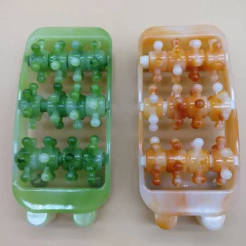 

Two-Color Roller Foot Massager Mini Foot Meridian Roller Care Reflexology Relax Relief Massager Spa Anti Cellulite Foot Care