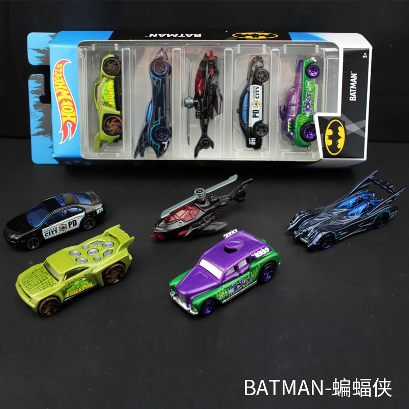 Hot Wheels Original Diecast 1:64 Metal car Batman Mini Model Car Kids Toys for Children Oyuncak Araba Hotwheels Boys funny Gift