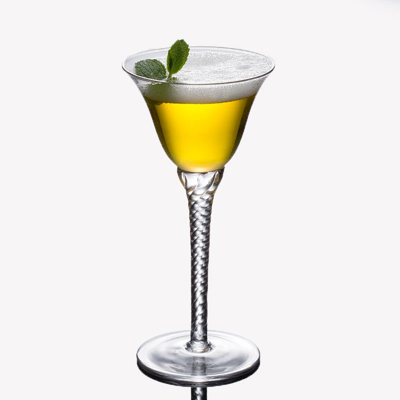 

Japanese crystal Clear Threaded Martini Glass Cocktail Champagne Goblet Margaret Cup Party Bar Appliances Bar Tools