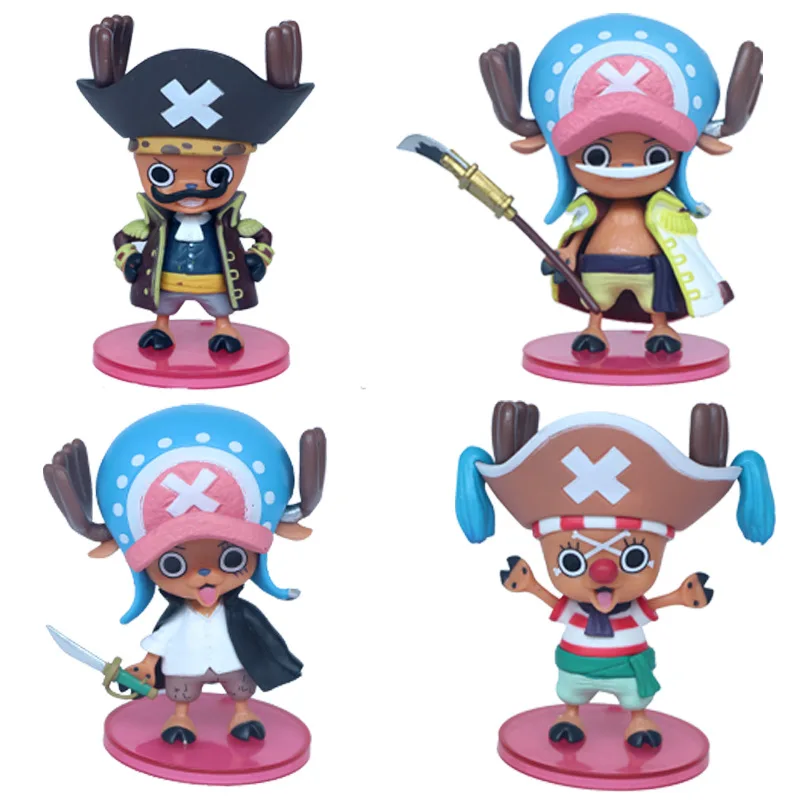 Аниме One Piece Tony Chopper COS Shanks Эдвард Ньюгейт Маршалл D Обучающие Багги ПВХ
