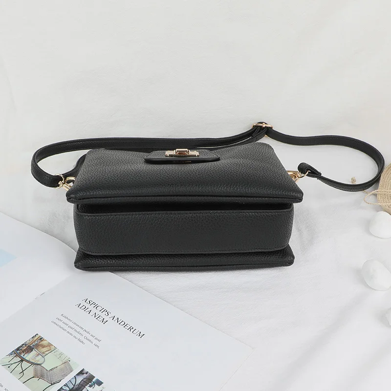  New Compartment Shoulder Bag Ladies Handbag Litchi PU Leather Crossbody Bags for Women Messenger Ba - 4000267122935