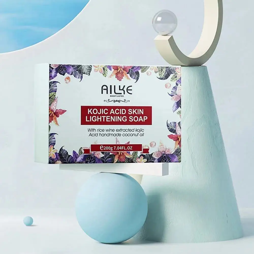 Kojic Acid baby Skin lightening acne soap with Rice wine extracted handmade coconut oil soaps for oil skin Whitening Effect Kojic Acid baby Skin lightening acne soap with Rice wine extracted handmade coconut oil soaps for oil skin Whitening Effect