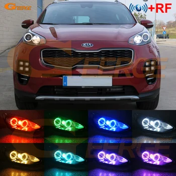 

RF remote Bluetooth App Multi-Color Ultra bright RGB LED Angel Eyes kit For Kia Sportage MK4 KX5 2015 2016 2017 2018 2019