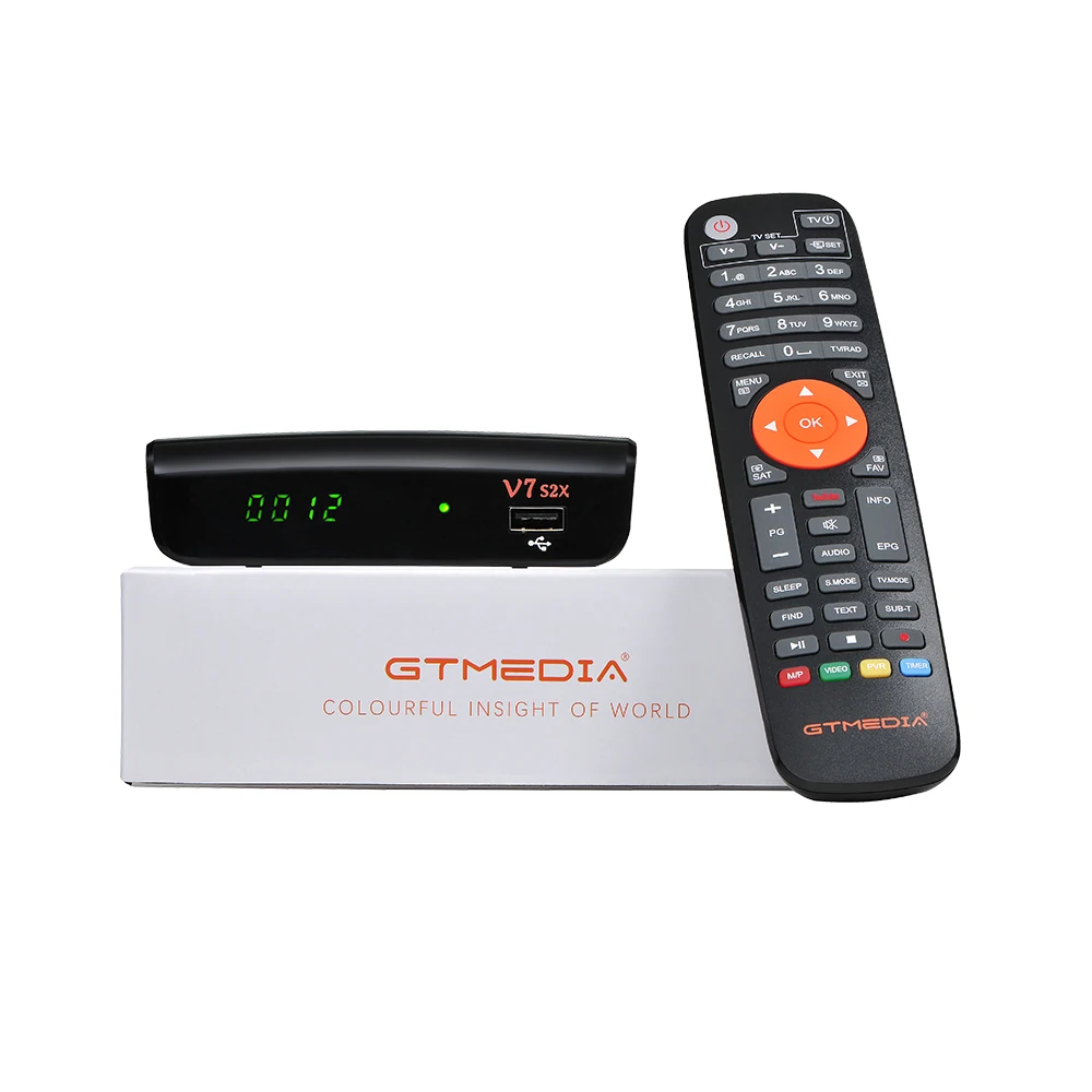 GTMEDIA V7 S2X DVB S2 TV спутниковый ресивер с USB WIFI FTA поддержка DRE & Biss key multi stream/T2MI Youtube FULL HD