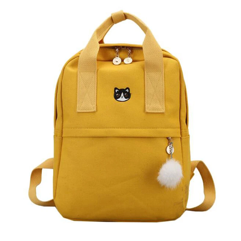 embroidered laptop backpack