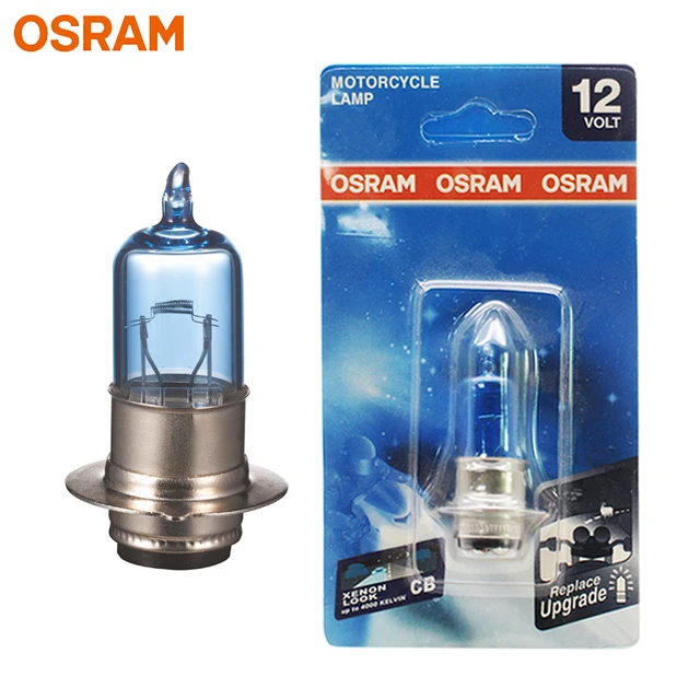 OSRAM M5 12V 35/35W P15d-25-1 Motorcycle Lamps 4000K Cool White Color Xenon  Look Original Replace Upgrade 62337CB, Pack of 1