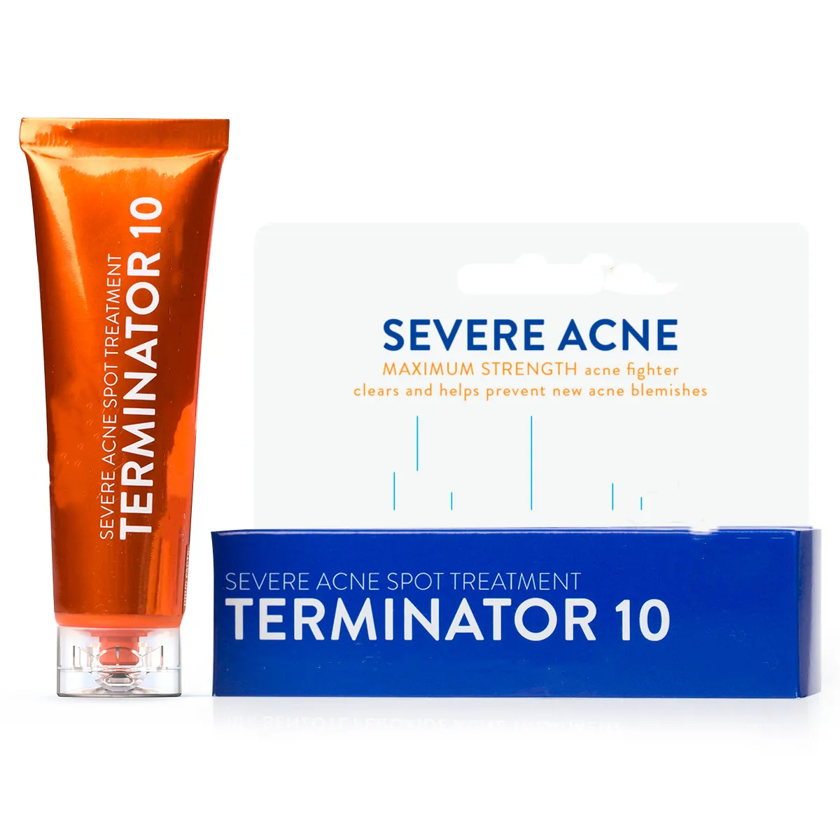 

Terminator 10 Severe acne soothing anti-inflammatory, reducing redness and swelling, severe acne spots, strong point acne 28g