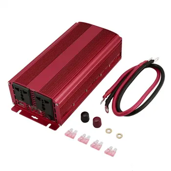 

Portable 1500W/3000W Power Car Vehicle Inverter with LCD Display Automotive Converter Power Supply with Dual USB Ports