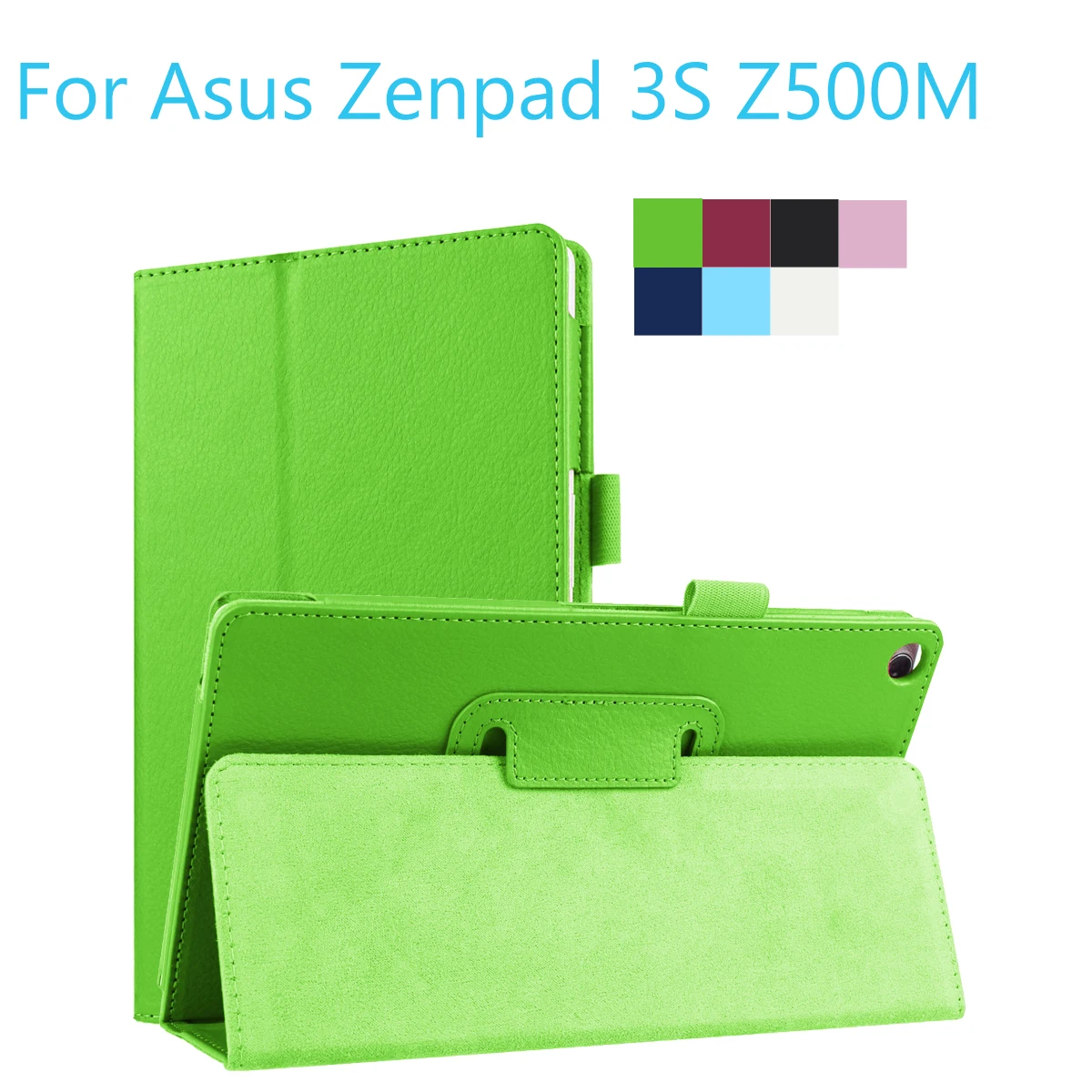 Cover For Asus Zenpad 3 S 10 PU Leather Case For Asus ZenPad 3S 10 9.7 Z500M Z500 Tablet Skin Holder Protective Shell Funda Para